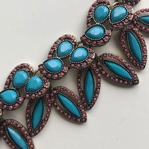 Turquoise and Pink Necklace
